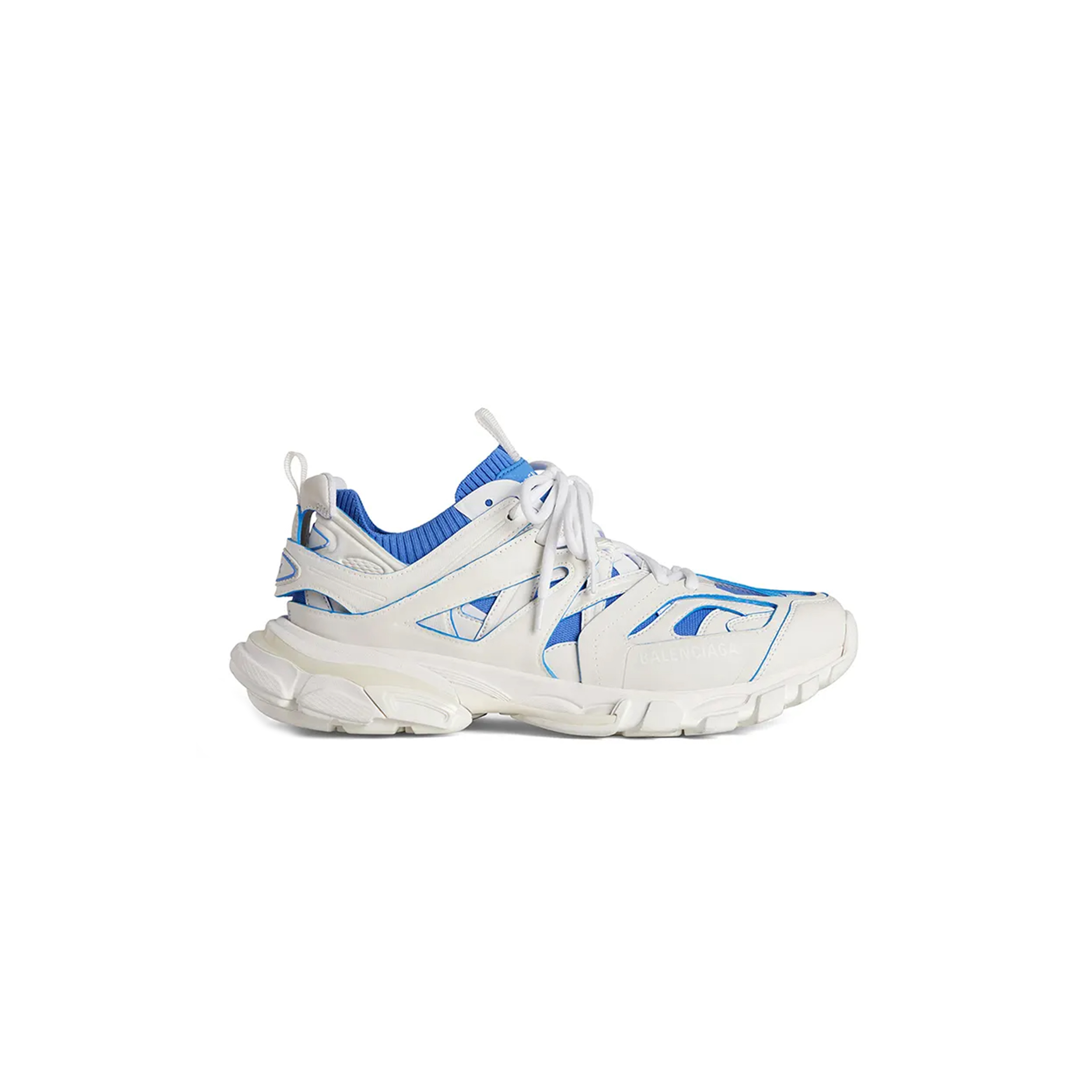 Ba*len*cia*ga track sock blue knit 736328w3skc9056